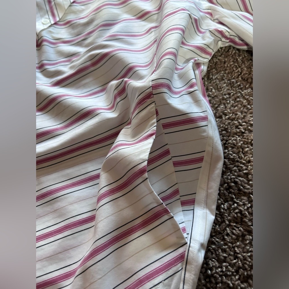 Chico's Striped Button-Up Shirt - Picture 8 of 10